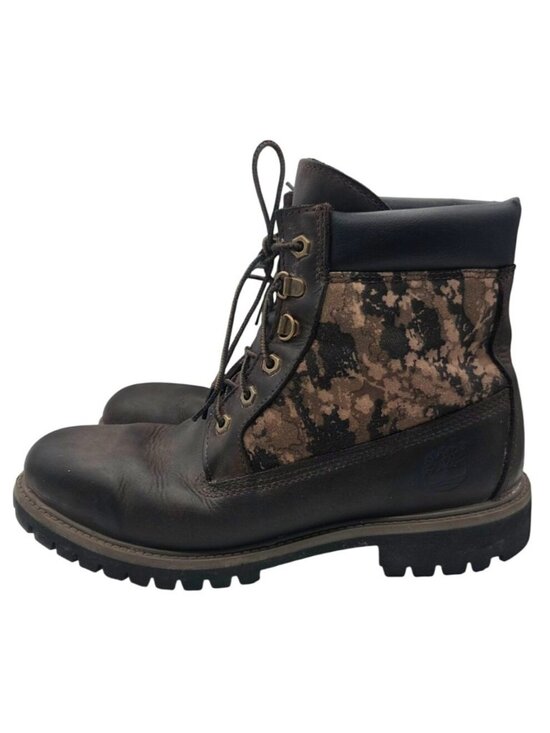 Rare Timberland Mens Camo & Brown Primaloft 6 Inch Boots Sz 10 Hunting Outdoors